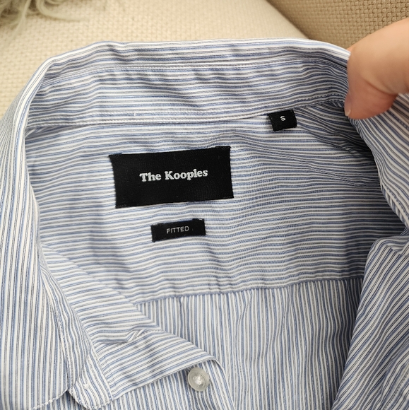 The Kooples Striped Fitted Dress Shirt - Picture 3 of 5